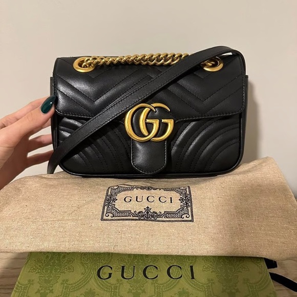 Gucci Double G Marmont Small - Picture 1 of 4